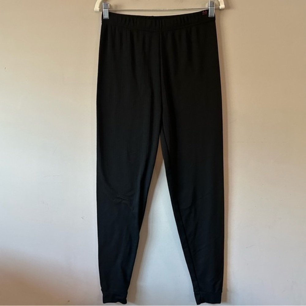 Real tree black /pink logo on waistband cuffed pant size Large